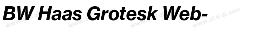 BW Haas Grotesk Web字体转换 BW Haas Grotesk Web字体转换